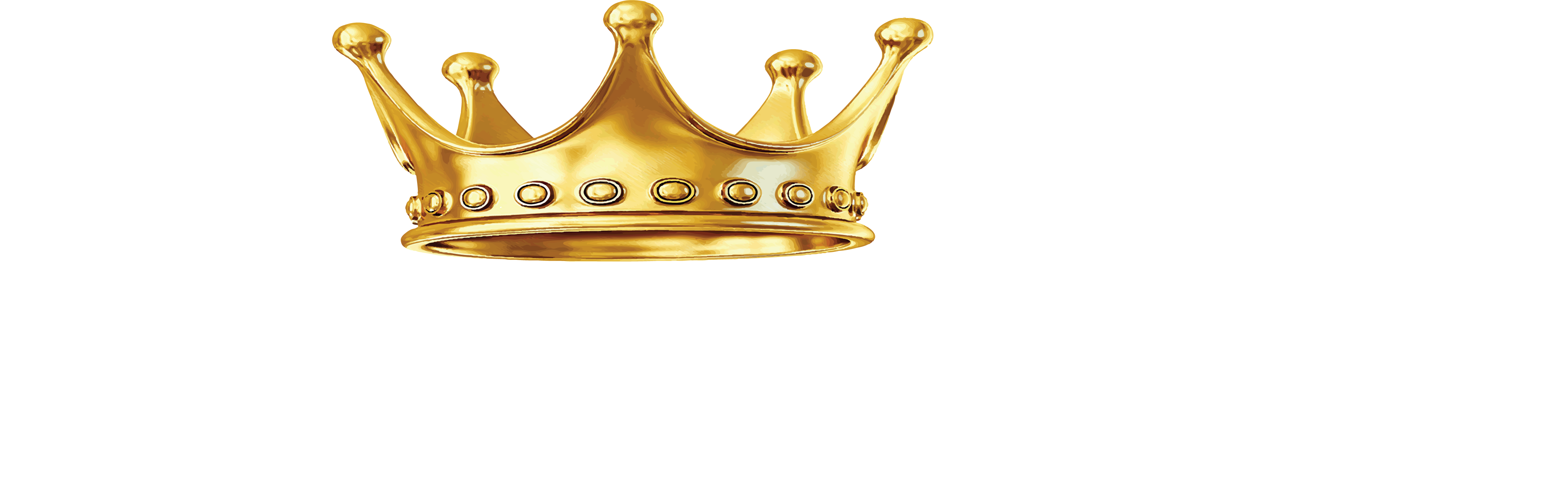 CAFFE DEL RE VETTORIALE bianco. Logo caffè del re bianco